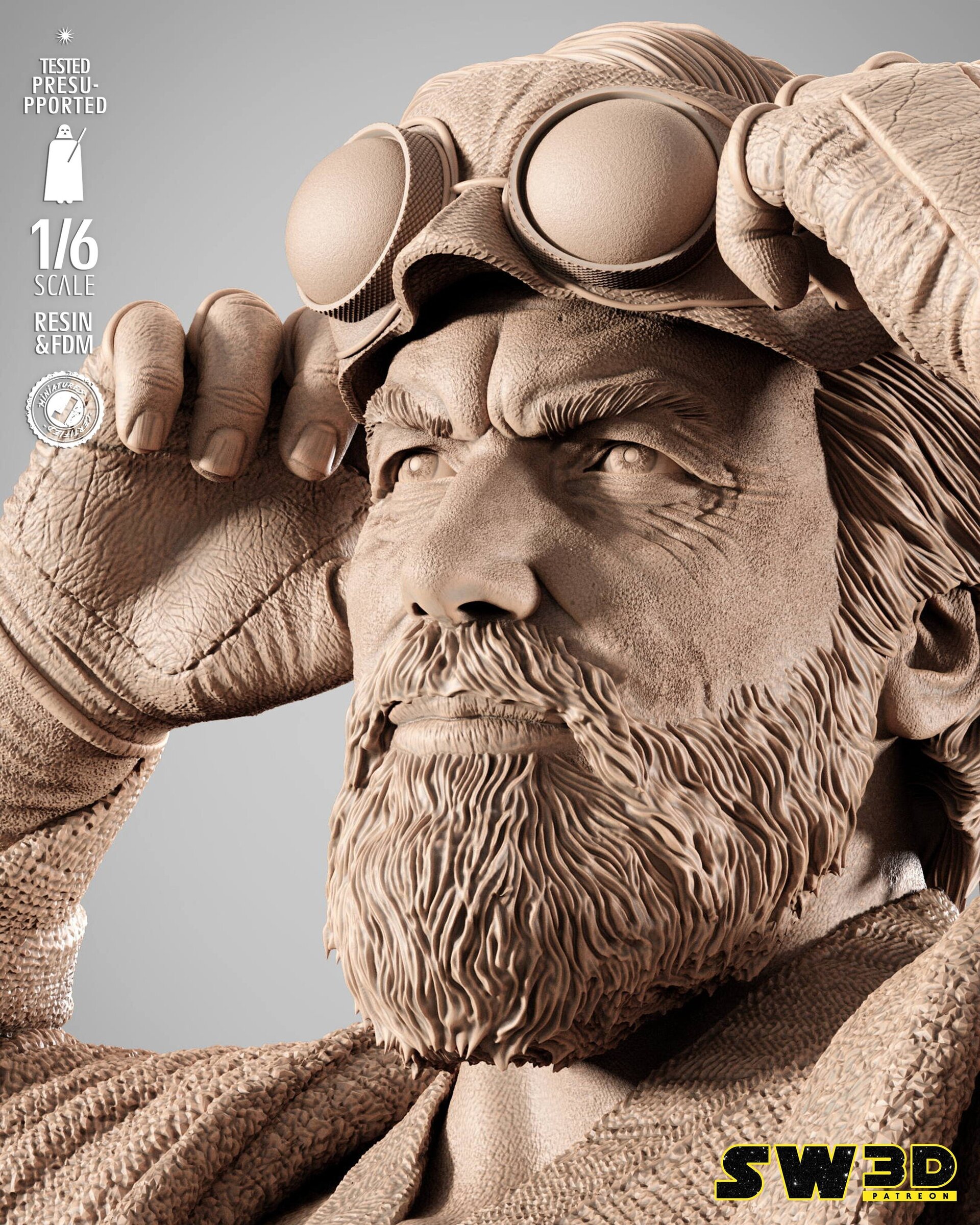 Old Ben Kenobi (Con dos cabezas: Ewan McGregor & Alec Guinness) - 4