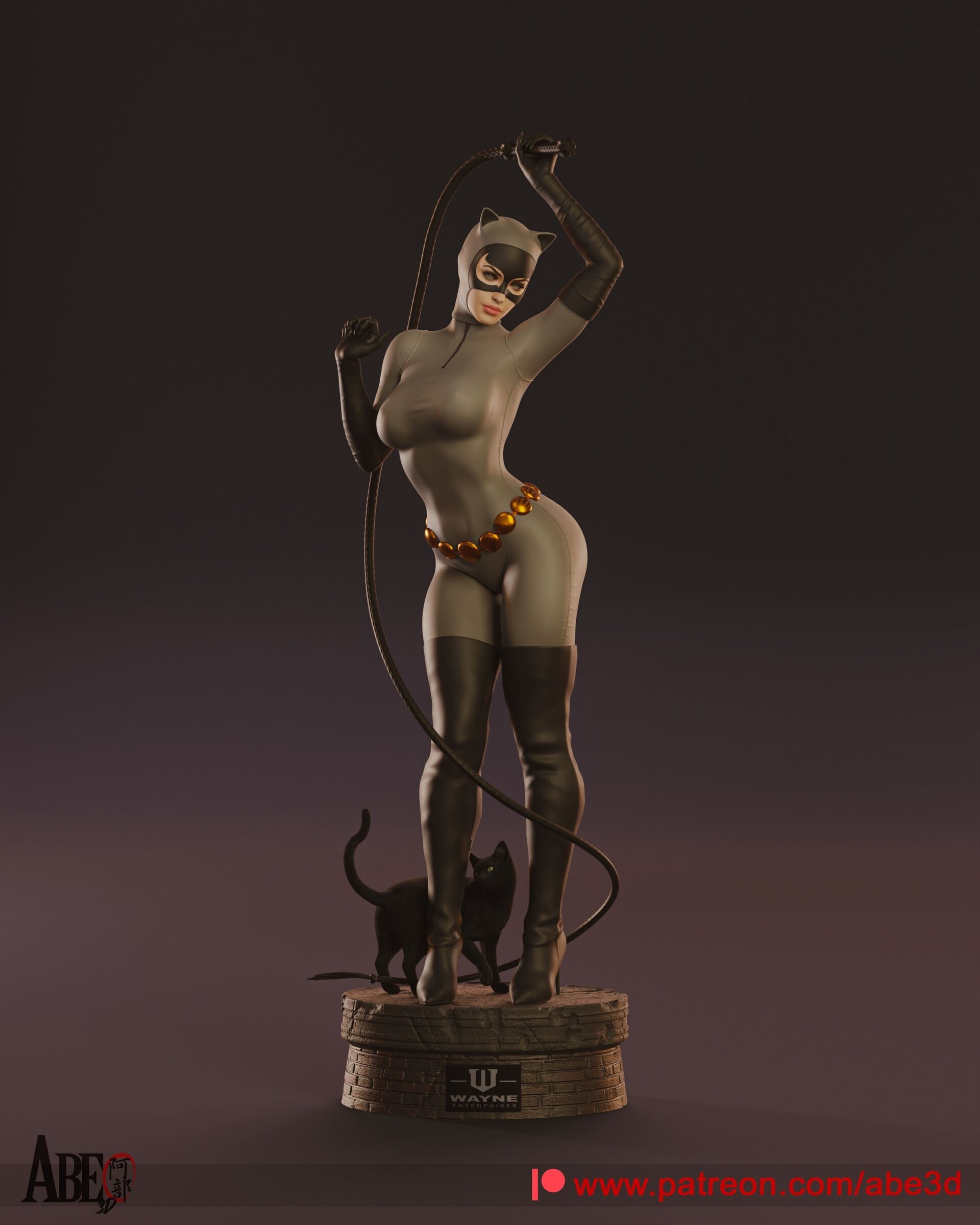 Catwoman - (Traje Gris/Negro) - DC Comics - 3