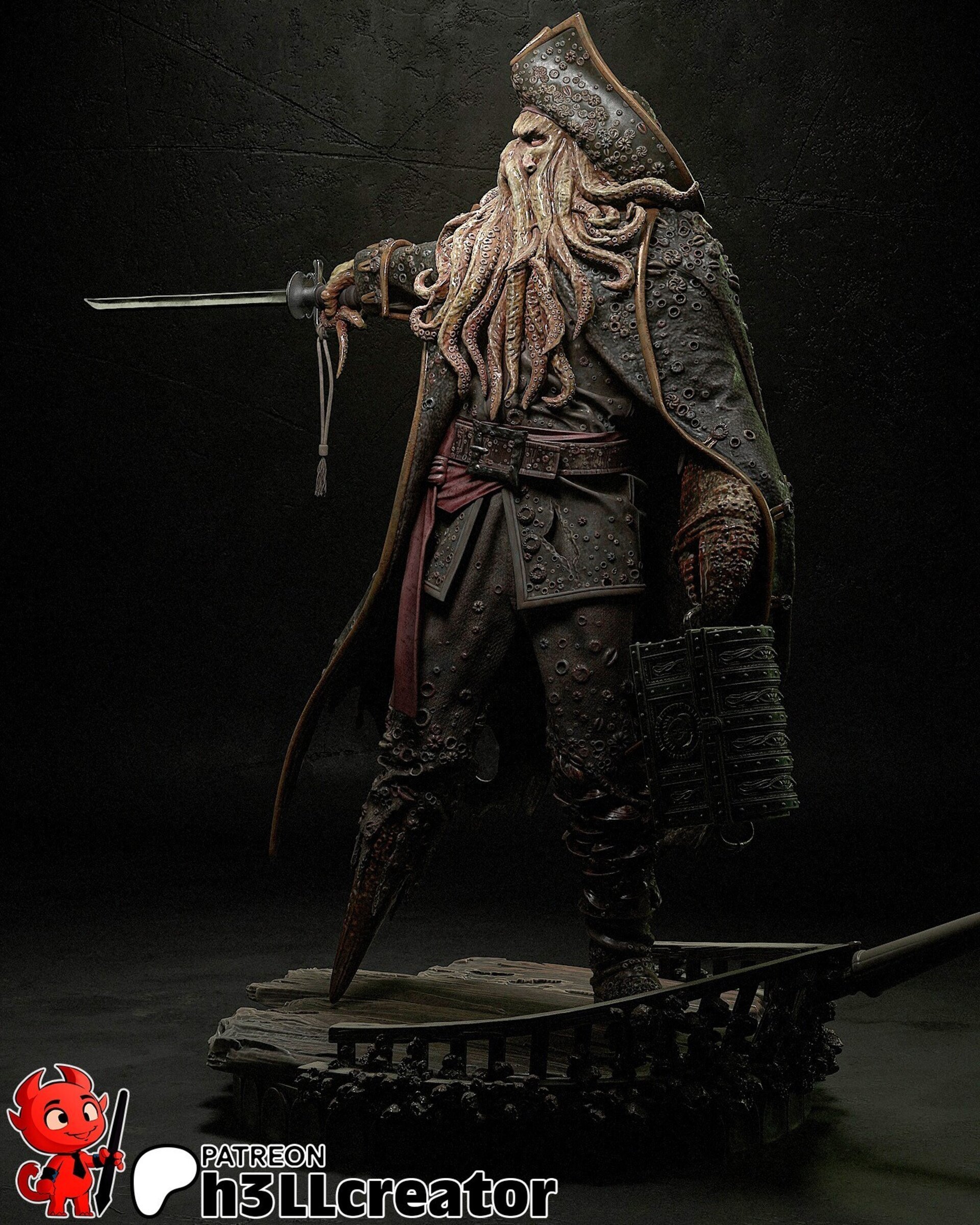 Davy Jones - Piratas del Caribe - 3