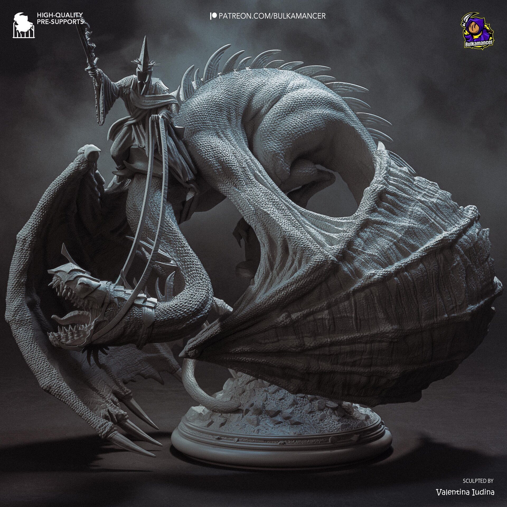 Rey Brujo con su Bestia Alada - El Señor de los Anillos - 7