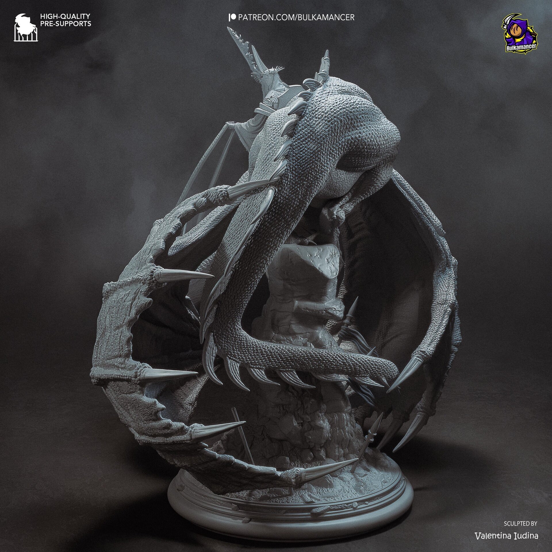 Rey Brujo con su Bestia Alada - El Señor de los Anillos - 10