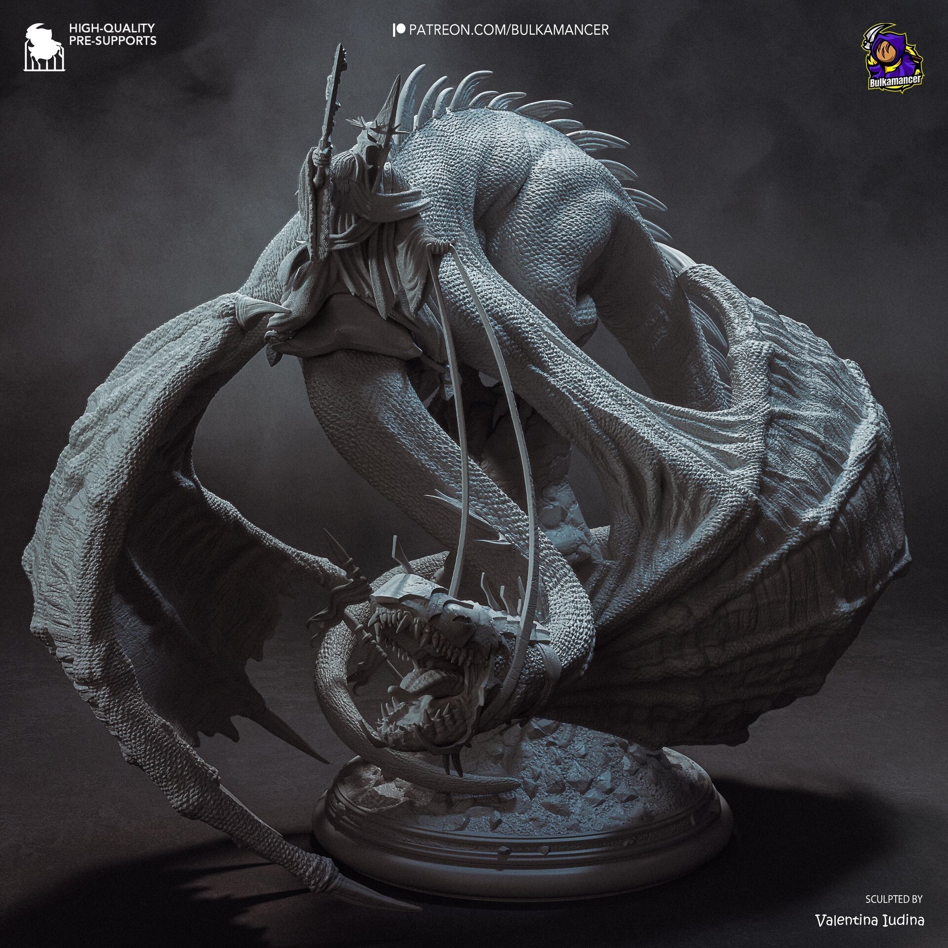 Rey Brujo con su Bestia Alada - El Señor de los Anillos - 8