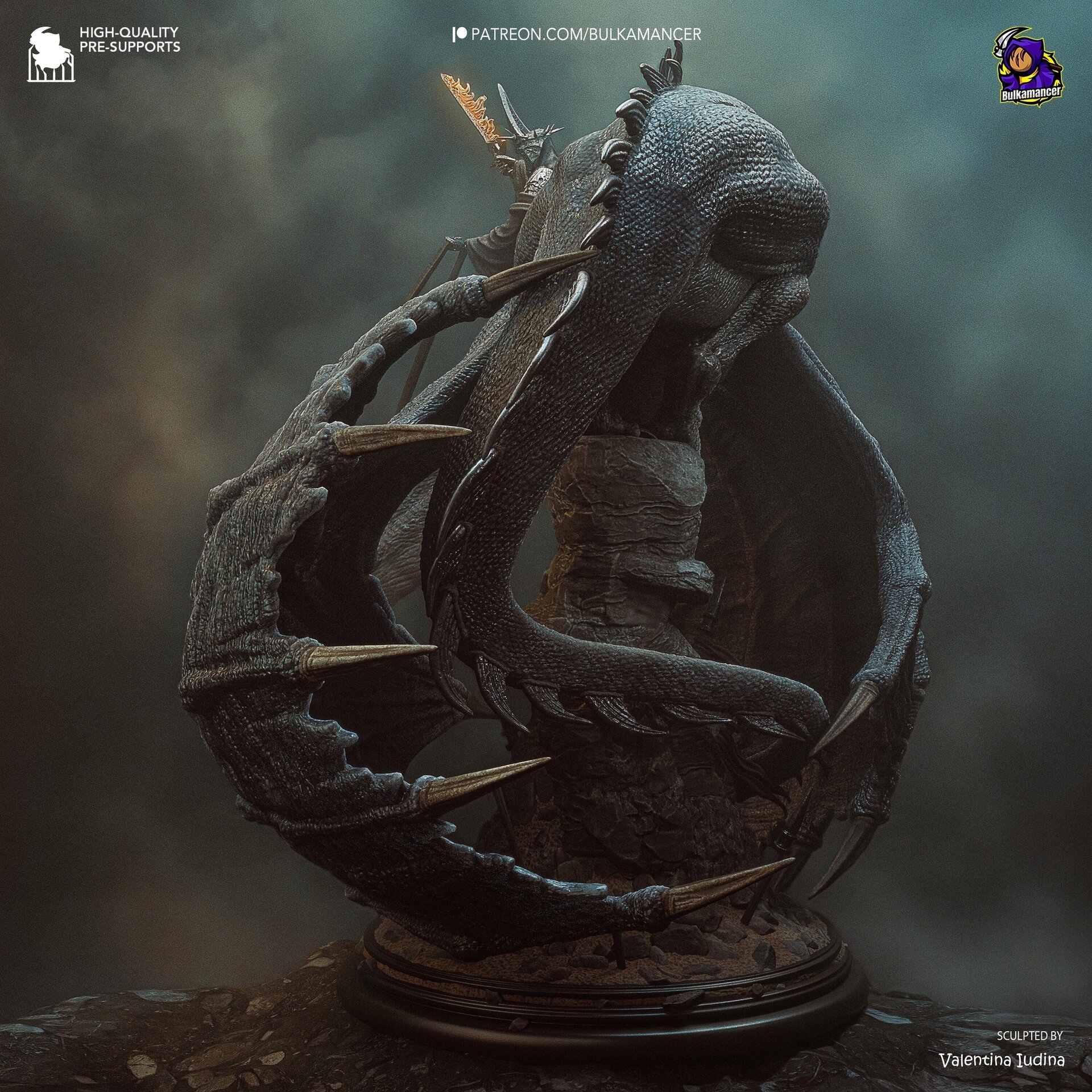 Rey Brujo con su Bestia Alada - El Señor de los Anillos - 5