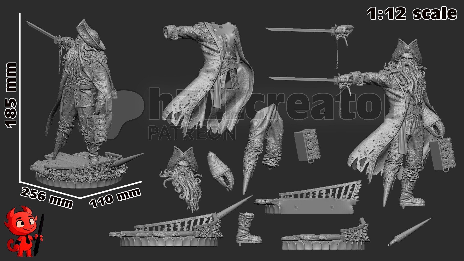 Davy Jones - Piratas del Caribe - 11